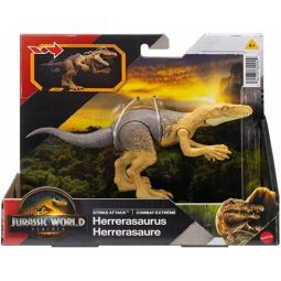 Mattel - Jurassic World Rebirth Strike Attack Action Figure - HERRERASAURUS [7 inch]