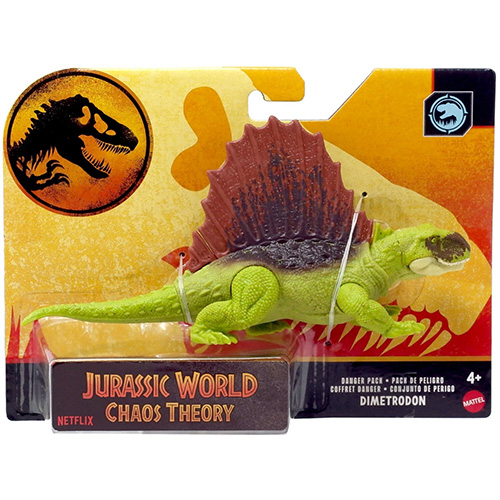 Mattel - Jurassic World Chaos Theory Danger Pack Action Figure - DIMETRODON [7.5 inch]