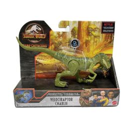 Mattel - Jurassic World Dinosaur Figure - Camp Cretaceous Savage Strike - VELOCIRAPTOR CHARLIE