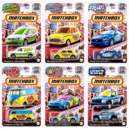 Mattel - Matchbox 2024 Candy Series - SET OF 6 [Razzles, Cry Baby, Charleston Chew, Fluffy Stuff +2]
