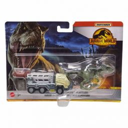 Mattel - Matchbox Dino Transporters - Jurassic World Dominion - GIGANOTOSAURUS LOADER (HBH86)