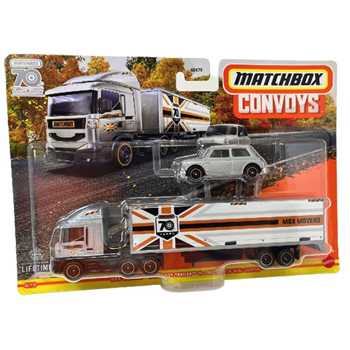 Matchbox Convoys Metal Vehicle - MBX CABOVER & MBX BOX