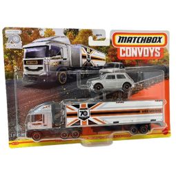 Matchbox Convoys Metal Vehicle - MBX CABOVER & MBX BOX TRAILER w/ 1964 AUSTIN MINI COOPER [HLM83]
