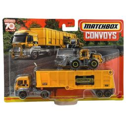 Matchbox Convoys Metal Vehicle - FORD CARGO & MBX DUMP TRAILER w/ QUARRY KING [HLM81]