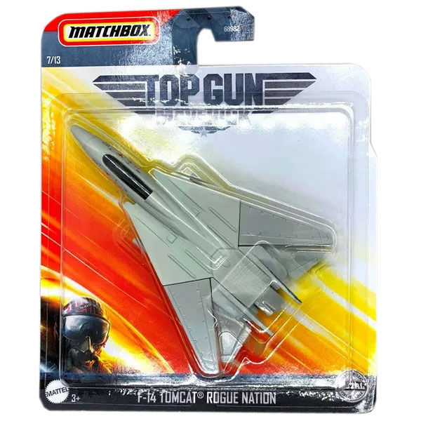 Mattel Matchbox Skybusters Toy Metal Planes - Top Gun: Maverick - F-14 TOMCAT ROGUE NATION (GKT53)