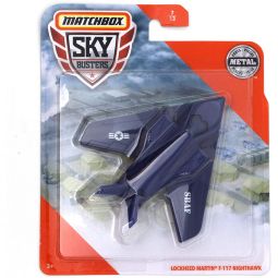 Mattel - Matchbox Skybusters Toy Metal Vehicles - LOCKHEED MARTIN F-117 NIGHTHAWK (Blue) GKT58 7/13 Mattel - Matchbox Skybusters Toy Metal Vehicles - LOCKHEED MARTIN F-117 NIGHTHAWK (Blue) GKT58 7/13