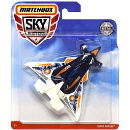 Mattel - Matchbox Skybusters Toy Metal Vehicles - FLYING DAGGER (Blue, White & Orange) GLR70 Mattel - Matchbox Skybusters Toy Metal Vehicles - FLYING DAGGER (Blue, White & Orange) GLR70
