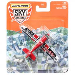 Mattel - Matchbox Skybusters Toy Metal Vehicles - MBX CROP DUSTER (Bosque Air Bird - Red)