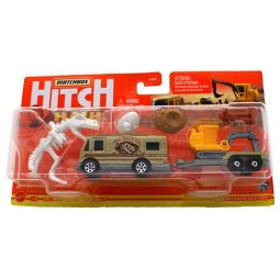 Matchbox Hitch & Haul Metal Vehicle - MBX ARCHAEOLOGIST DIG (Camper Truck & Trailer)(HFH80) 1/8