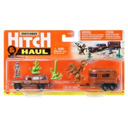 Matchbox Hitch & Haul Vehicle - MBX RODEO (1988 Jeep Wagoneer, Pony Trailer & more)(HVP34)