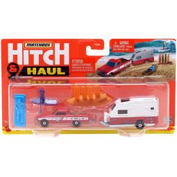 Matchbox Hitch & Haul Metal Vehicle - MBX SURFING II (Ford Ranchero & Travel Trailer)(HFH82) 3/8