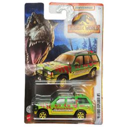 Mattel - Matchbox Toy Vehicles - Jurassic World Dominion - '93 FORD EXPLORER #5 (HBG99)