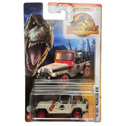 Mattel - Matchbox Toy Vehicles - Jurassic World Dominion - '93 JEEP WRANGLER #18 (HBH01)
