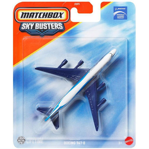 Mattel Matchbox Skybusters Toy Metal Vehicle - BOEING 747-8 [JCM89]