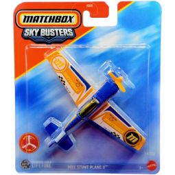 Mattel Matchbox Skybusters Toy Metal Vehicle - MBX STUNT PLANE II [JCM92]