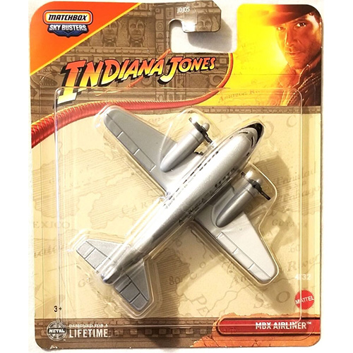 Mattel Matchbox Skybusters Toy Metal Vehicle - MBX AIRLINER (Indiana Jones)[JCM93]