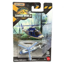 Mattel - Matchbox Jurassic World Toy Vehicles - INGEN HELICOPTER [JGK97]