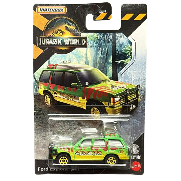 Mattel - Matchbox Jurassic World Toy Vehicles - FORD EXPLORER (#5) [JGL01]