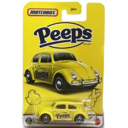 Mattel - Matchbox Toy Metal Vehicles - '62 VOLKSWAGEN BEETLE [Peeps Brand] JMT69