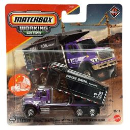 Matchbox Working Rigs Metal Vehicle - INTERNATIONAL WORKSTAR 7500 DUMP TRUCK [JBX75]