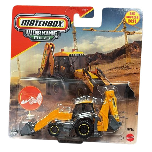 Matchbox Working Rigs Metal Vehicle - MBX BACKHOE [JBX68]: BBToyStore ...