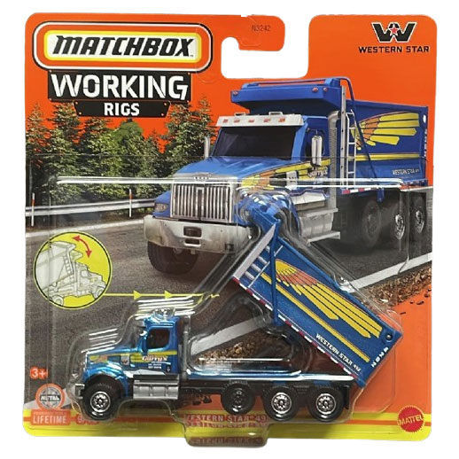 Matchbox Working Rigs Metal Vehicle - WESTERN STAR 49X DUMP TRUCK [HVV14] 9/16