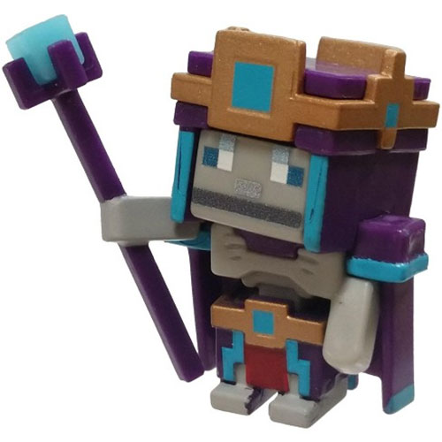 Mattel - Minecraft Dungeons S20 Mini Figure - SKELETON NECROMANCER (1.25 inch)