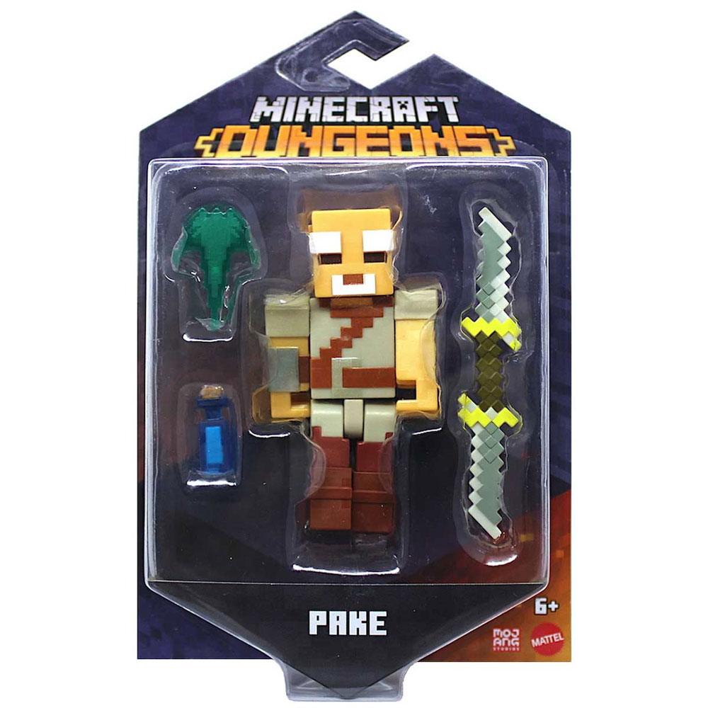 Minecraft Overworld Noob Adventure Set, 3 Action Figures & Accessories  Including Steve, 3.25-in Scale 