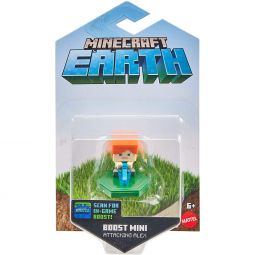 Mattel - Minecraft Earth Boost Mini Figure Pack - ATTACKING ALEX (In-Game Boost) GKT37