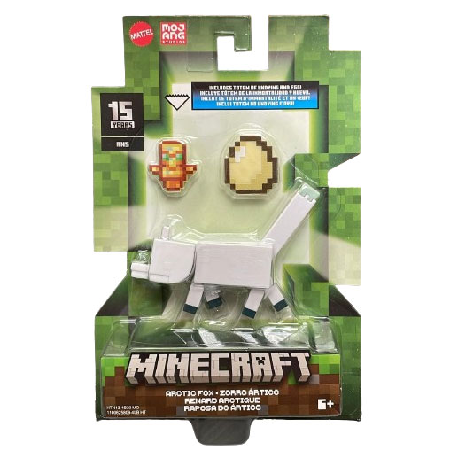 Minecraft Tameable Wolf In Stock Minecraft Action Figure Tamed