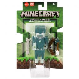 Mattel Minecraft Action Figure - STRAY [Includes Bow & Arrow & Bone] JCN43
