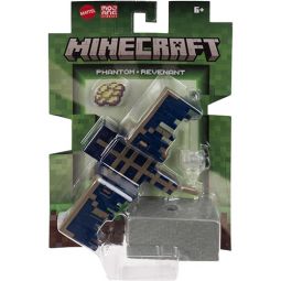 Mattel Minecraft Action Figure - PHANTOM [Includes Phantom Membrane & Flight Stand]