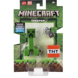 Mattel Minecraft Action Figure - CREEPER [Includes TNT Block & Flint and Steel] JCN29