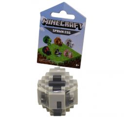 Mattel - Minecraft Spawn Egg with Mini Figure Inside S2 - GHAST (Gray Egg)(2 inch)