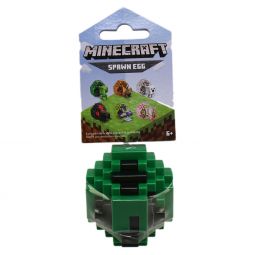 Mattel - Minecraft Spawn Egg with Mini Figure Inside S2 - CREEPER (Green Egg)(2 inch)