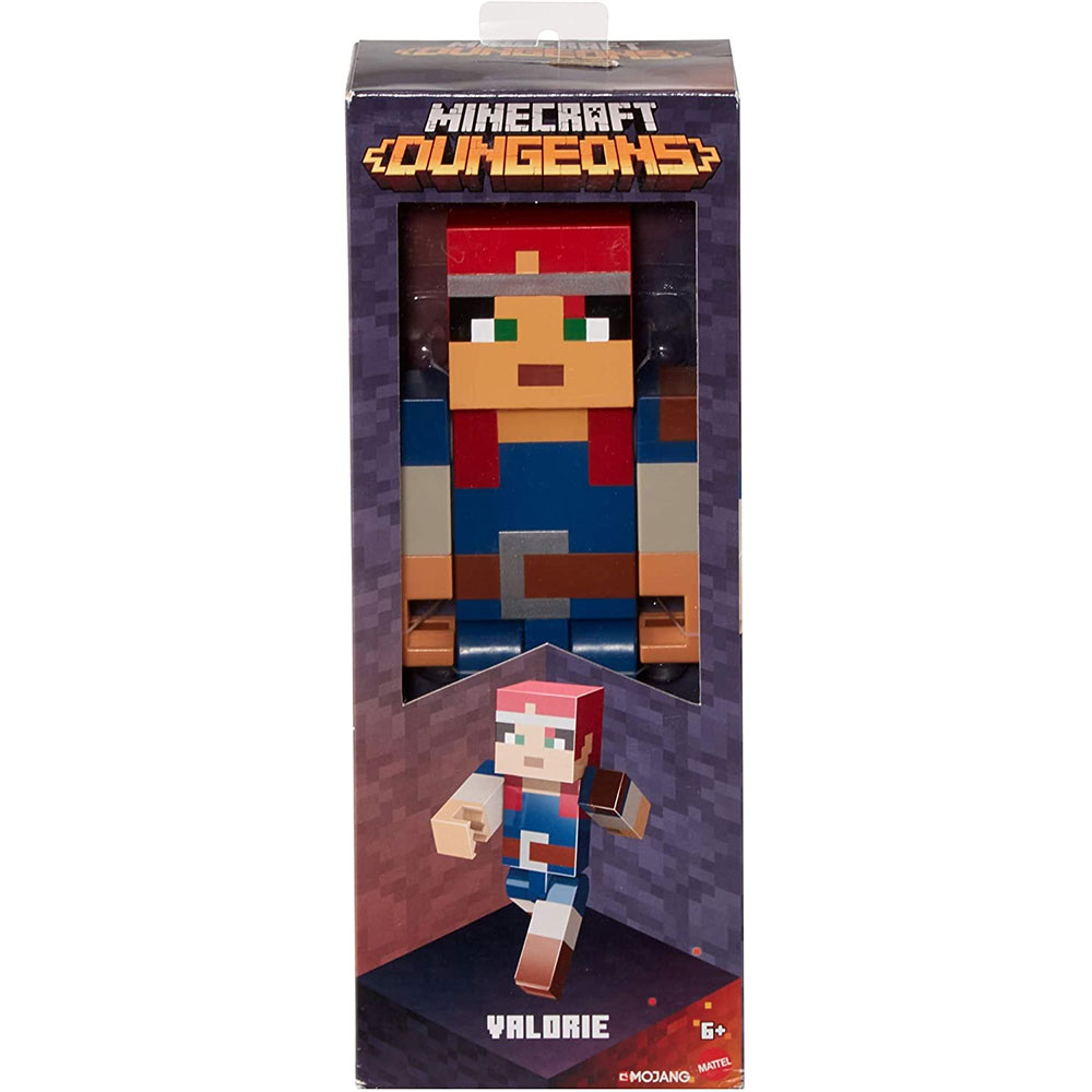 Mattel - Minecraft Dungeons Articulated Action Figure - VALORIE (Large - 11 inch) GNF20
