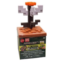 Mattel Minecraft Mini Mode - Bloom Blocks S2 - EYEBLOSSOM (The Creaking)[1 Plant, Sand & 1 Figure]