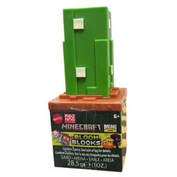 Mattel Minecraft Mini Mode - Bloom Blocks - CACTUS (Steve)[1 Plant, Sand & 1 Figure]