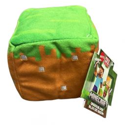Mattel - Minecraft Block Plush Stuffed Animal - GRASS BLOCK [3 inch]