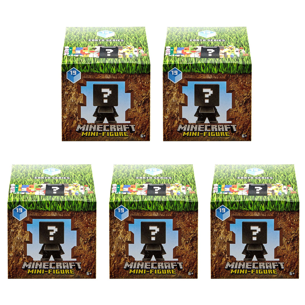 minecraft earth mini figures