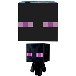 Mattel - Minecraft Mob Head Boxed Mini Figures - ENDERMAN (1 inch) HDV86