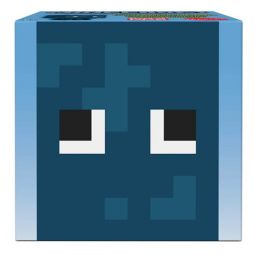 Mattel - Minecraft Mob Head Boxed Mini Figures - SQUID (1 inch)