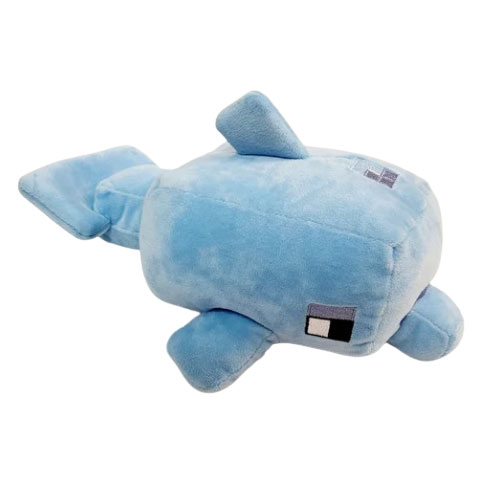 Mattel - Minecraft Plush Stuffed Animal - DOLPHIN (8 inch) HJD25:   - Toys, Plush, Trading Cards, Action Figures & Games online  retail store shop sale