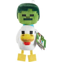 Mattel - Minecraft Plush Stuffed Animal - ZOMBIE CHICKEN JOCKEY (8 inch)