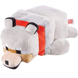 Mattel - Minecraft Plush Stuffed Animal - TAMED WOLF (12 inch) HBN51