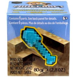 Mattel - Minecraft Mini Mining Moldable Sand Set - SHOVEL (1 Figure, 1 Box, 2 Mold Pieces & More)