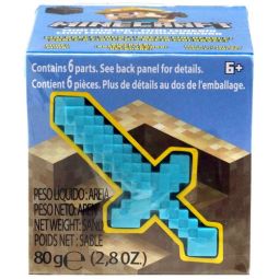 Mattel - Minecraft Mini Mining Moldable Sand Set - SWORD (1 Figure, 1 Box, 2 Mold Pieces & More)