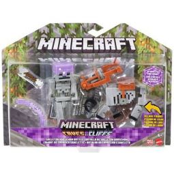 Mattel - Minecraft: Caves & Cliffs Action Figure Set - SKELETON HORSEMAN BATTLE (GTT55) Mattel - Minecraft: Caves & Cliffs Action Figure Set - SKELETON HORSEMAN BATTLE (GTT55)