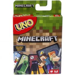 Mattel Games Collection - MINECRAFT UNO CLASSIC CARD GAME (Includes Special Rule!)