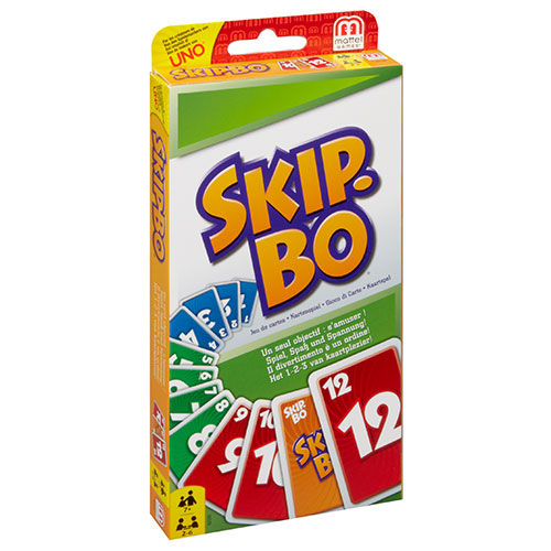 Mattel Games Collection - SKIP-BO CARD GAME (Fun is in order!)(2-6 Players)